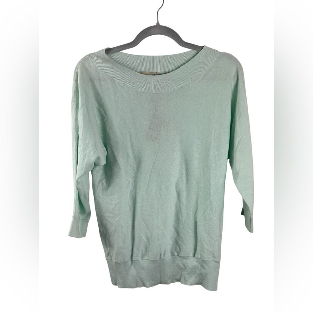 REPEAT NWT  Fine-Knit Cotton-Blend Boat-Neck Sweater